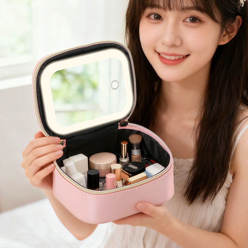 Halo Vanity™ LED Makeup Bag