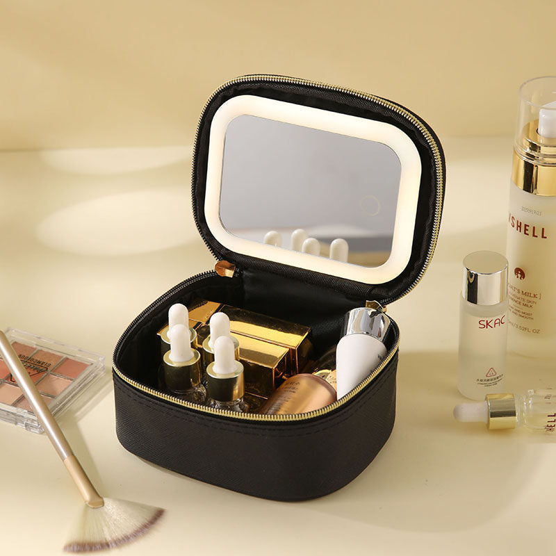 Halo Vanity™ LED Makeup Bag