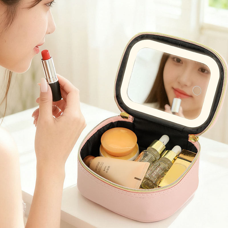 Halo Vanity™ LED Makeup Bag